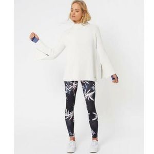 Sweaty Betty rye knit sweater